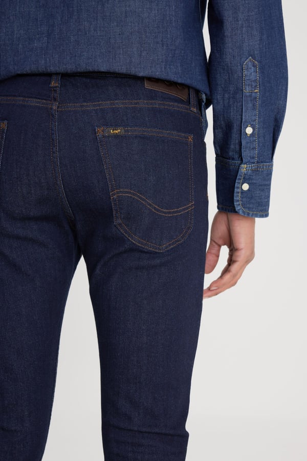 Lee Malone Jean  Pantolon Lacivert Erkek Kot Pantolon