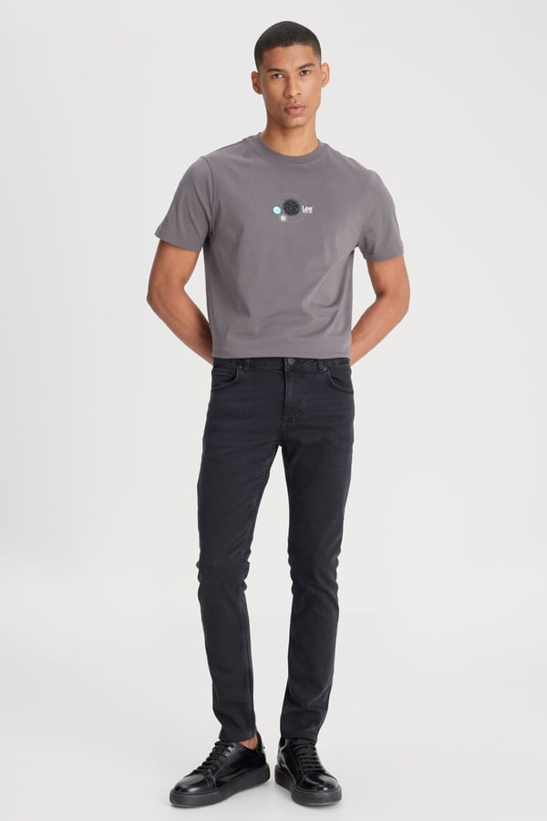 Lee Malone Skinny Jean Pantolon Siyah Erkek Kot Pantolon