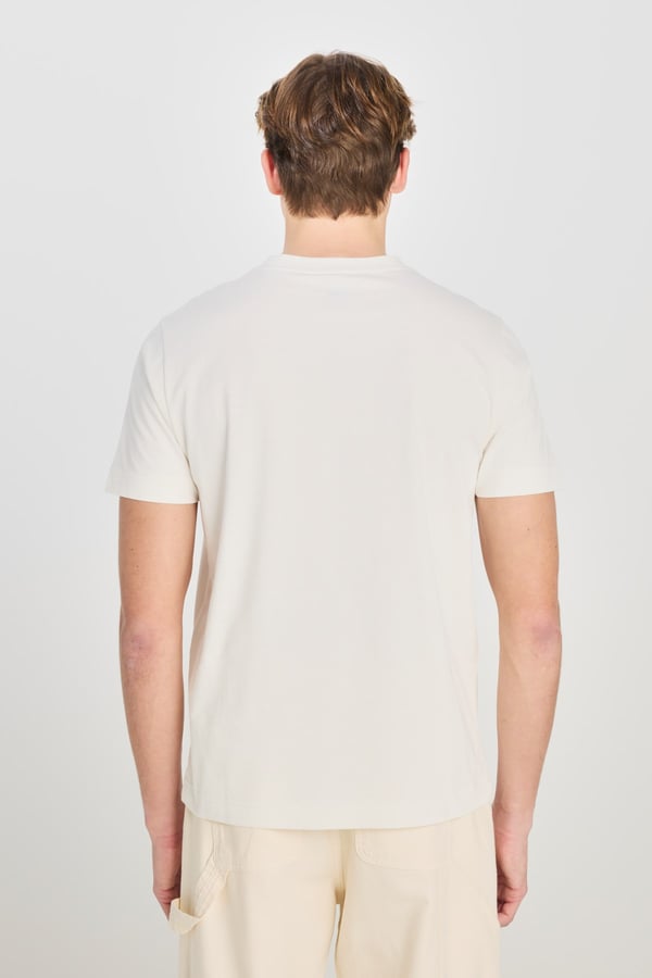 Lee Regular Fit Grafik Baskılı T-shirt Beyaz Erkek T-Shirt