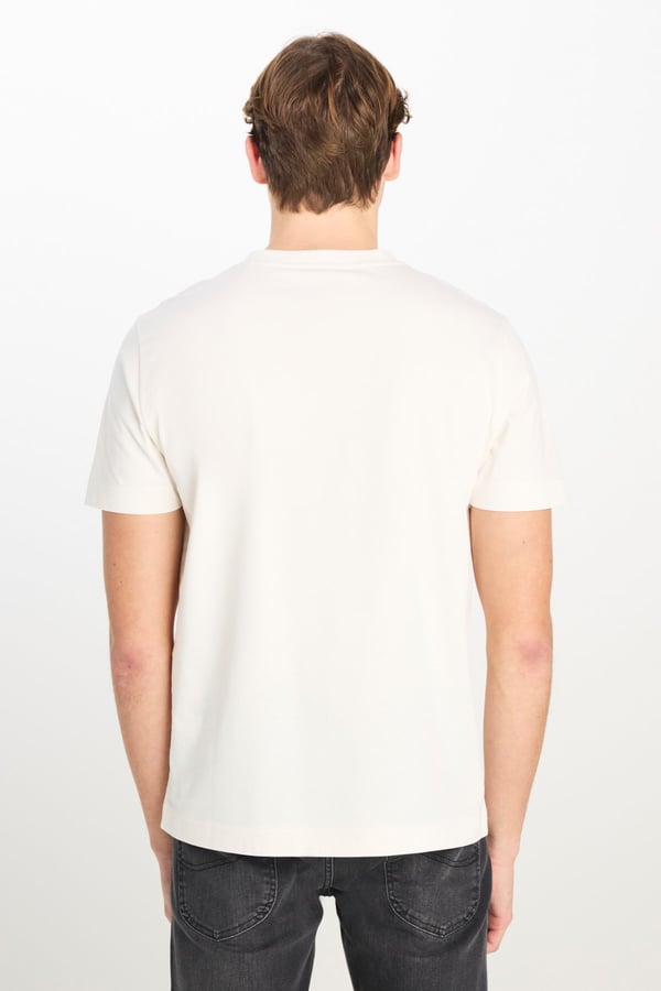 Lee Regular Fit Grafik Baskılı T-shirt Beyaz Erkek T-Shirt