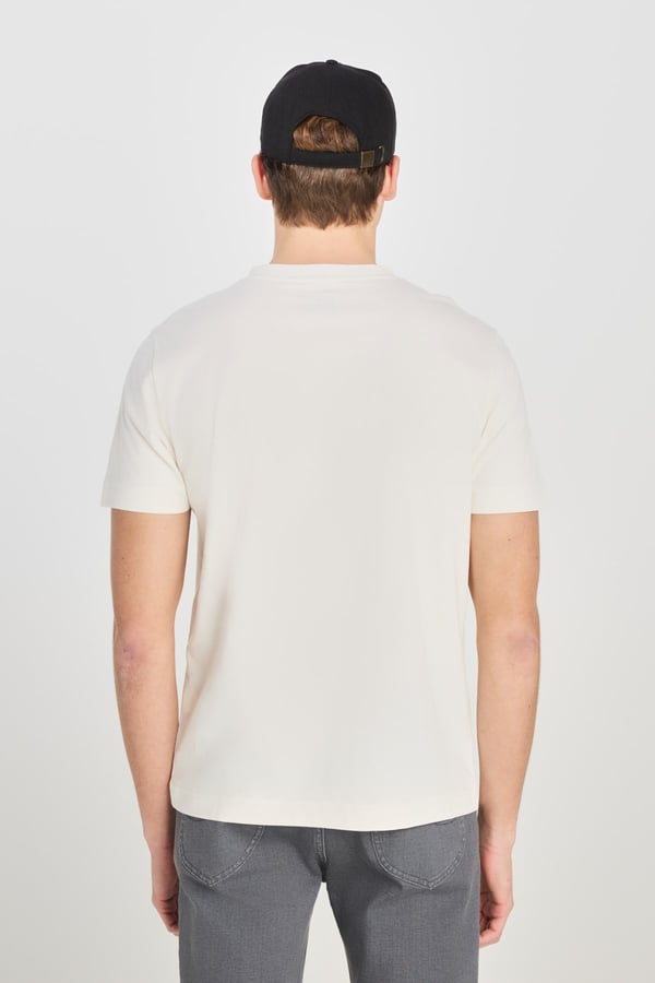 Lee Regular Fit Grafik Baskılı T-shirt Beyaz Erkek T-Shirt