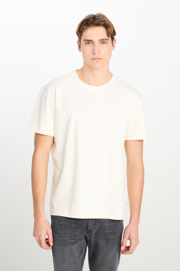 Lee Relax Fit Basic T-shirt Beyaz Erkek T-Shirt