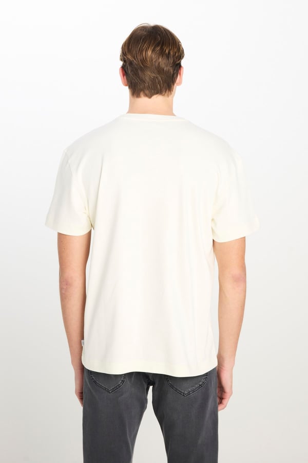 Lee Relax Fit Basic T-shirt Beyaz Erkek T-Shirt