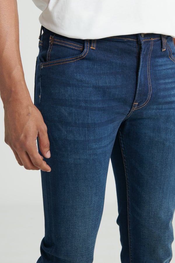 Lee Rider Jean  Pantolon Lacivert Erkek Kot Pantolon