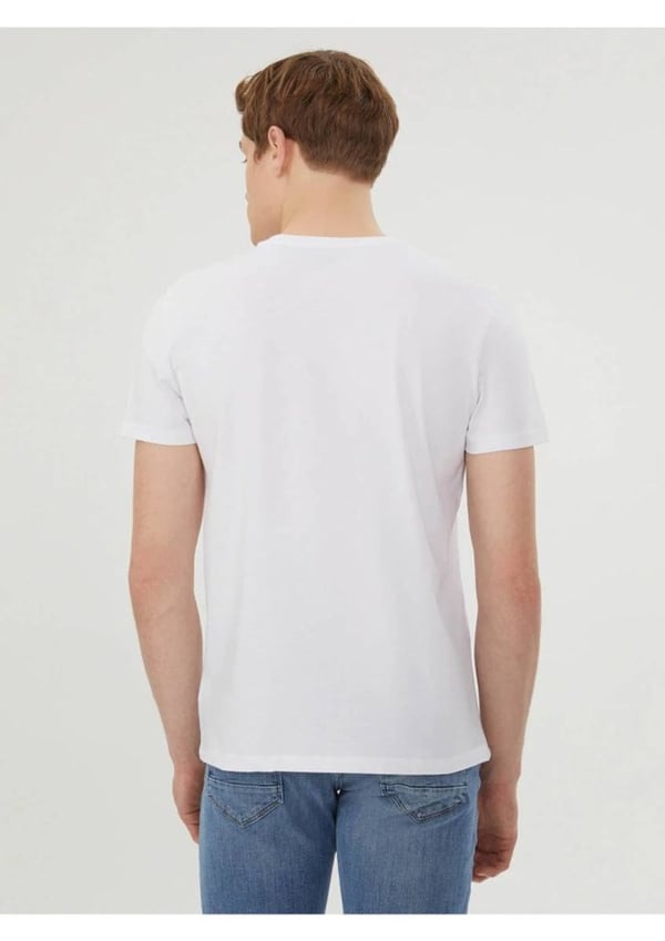 Loft LF 2029278 M TSS Beyaz Erkek T-Shirt