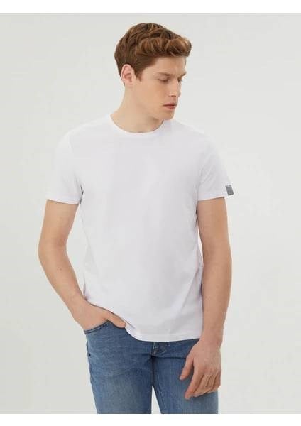 Loft LF 2029278 M TSS Beyaz Erkek T-Shirt