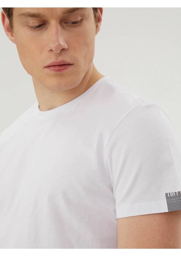 Loft LF 2029278 M TSS Beyaz Erkek T-Shirt