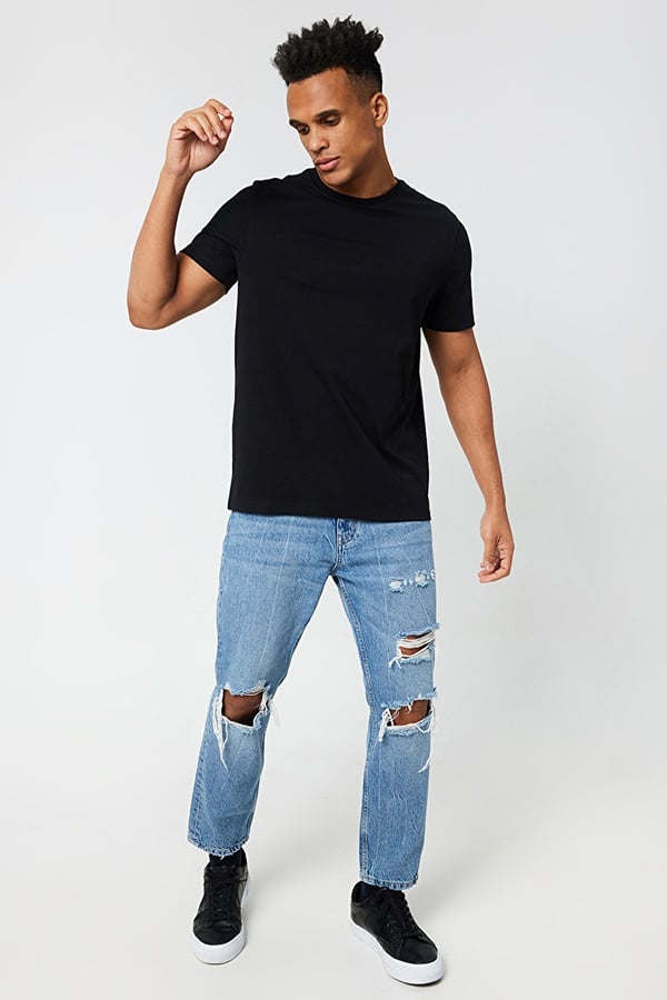 Loft LF 2029278 M TSS Siyah Erkek T-Shirt