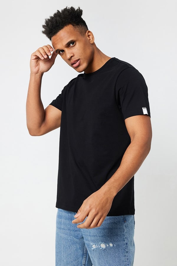 Loft LF 2029278 M TSS Siyah Erkek T-Shirt
