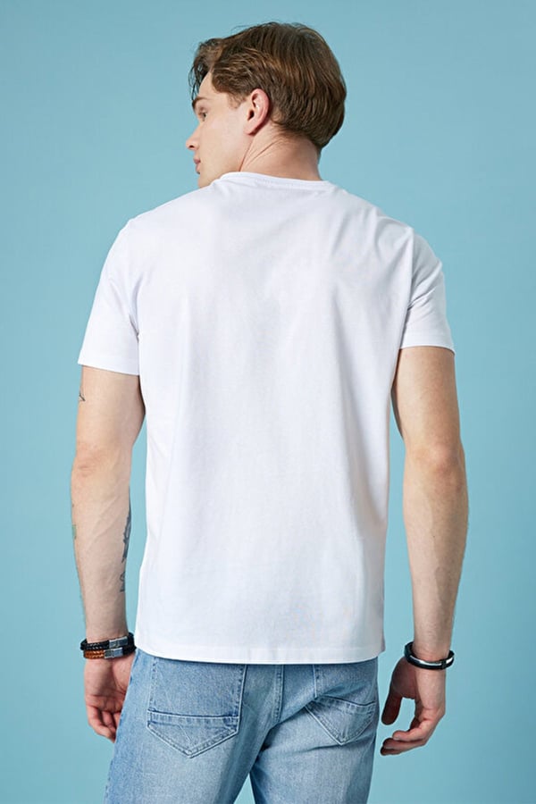 Loft LF 2029279 M TSS Beyaz Erkek T-Shirt
