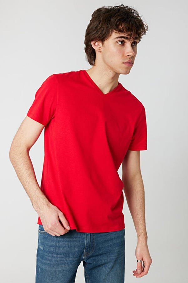Loft LF 2029279 M TSS Kırmızı Erkek T-Shirt