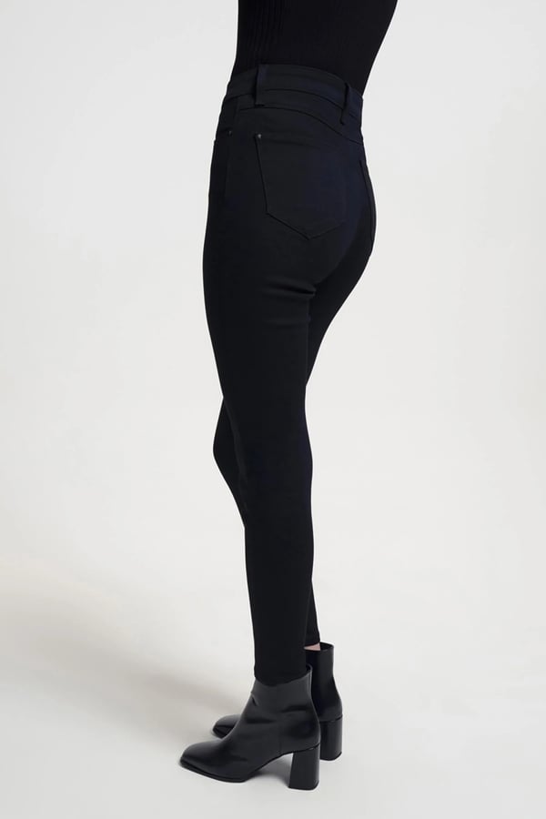 Loft LF 2034221  CINDY BLACK WASH W PNT Siyah Kadın Kot Pantolon