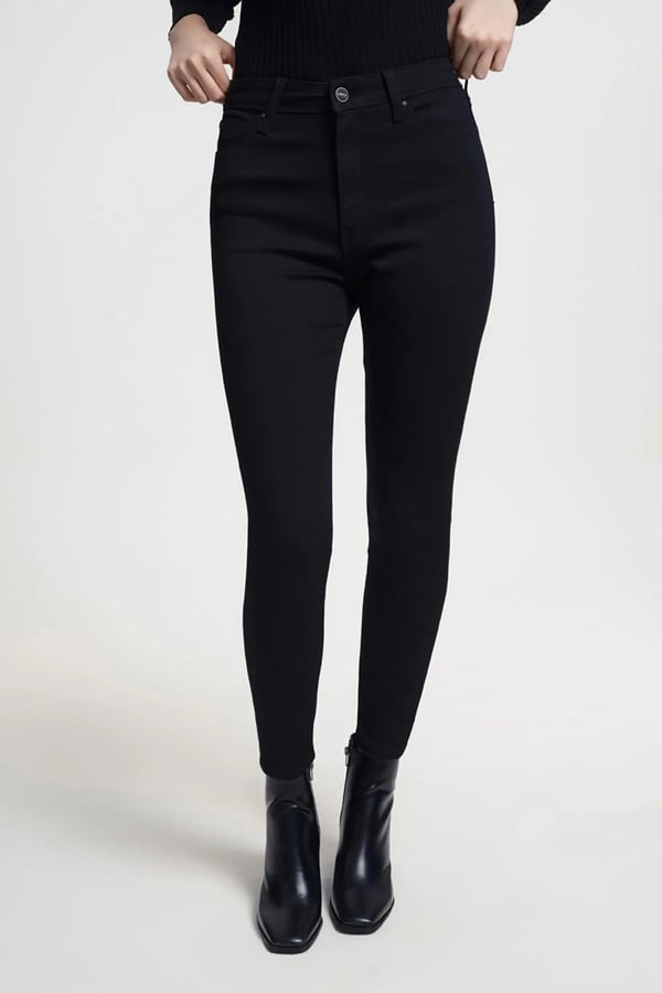 Loft LF 2034221  CINDY BLACK WASH W PNT Siyah Kadın Kot Pantolon