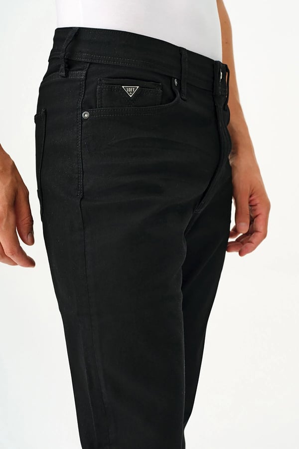 Loft LF 2034723  CHARLY BLACK M PNT Siyah Erkek Kot Pantolon