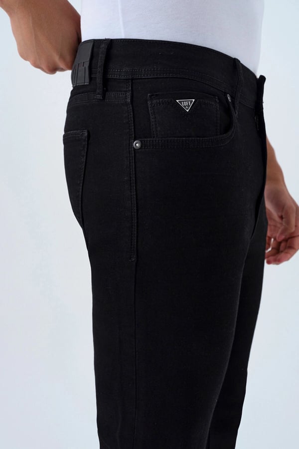 Loft LF 2034724  CHARLY BLACK M PNT Siyah Erkek Kot Pantolon