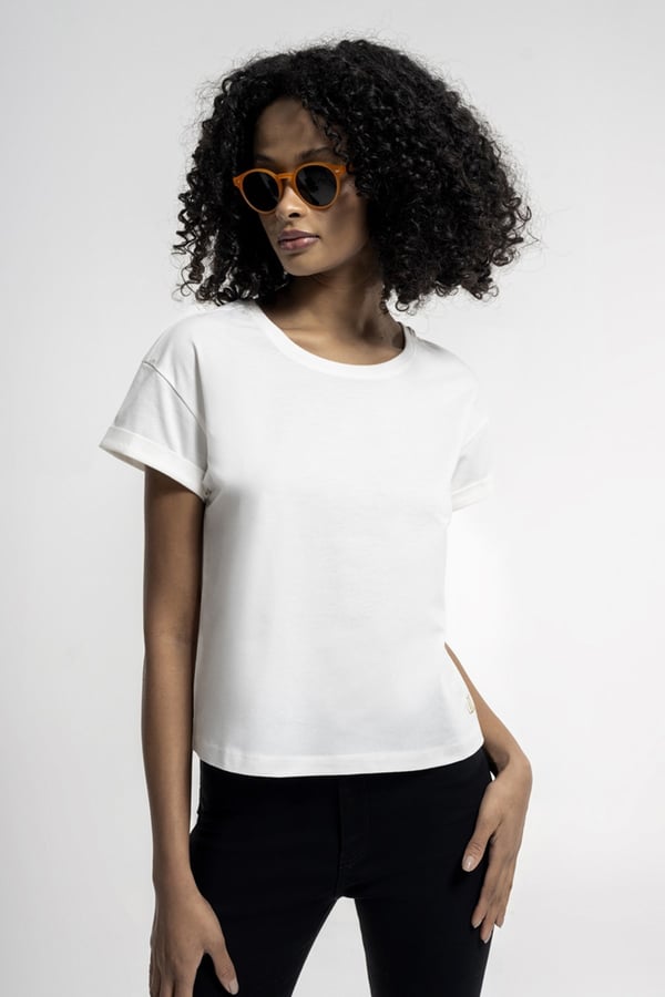 Loft LF 2035741 W TSS Beyaz Kadın T-Shirt