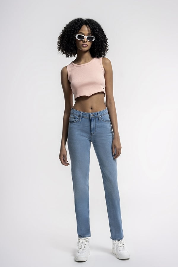 Loft LF 2036084 ELENA SARAH ICE BLUE WASH W PNT Mavi Kadın Kot Pantolon