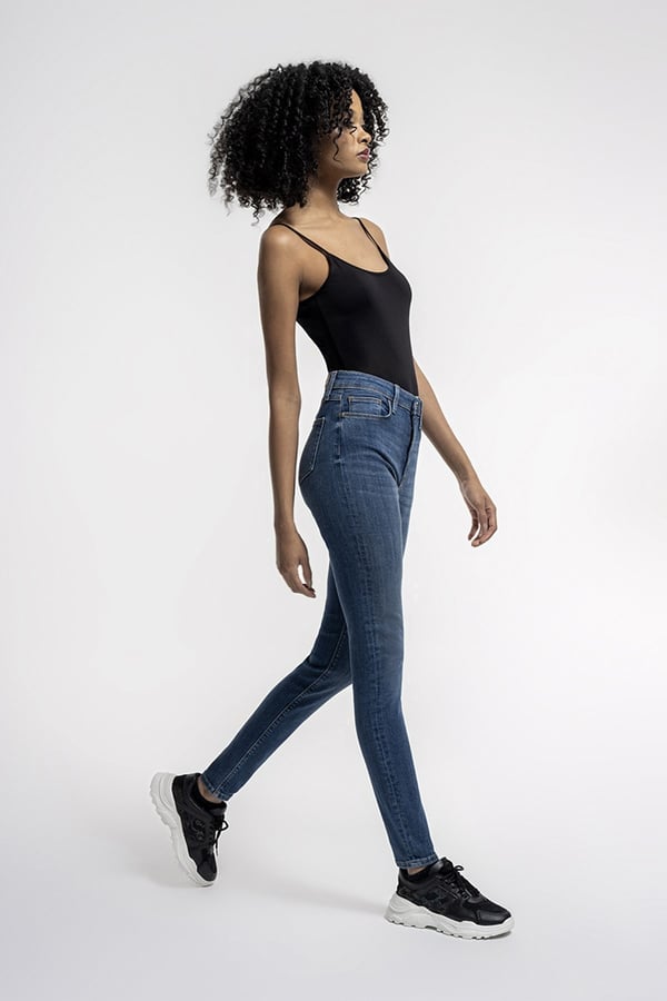 Loft LF 2036135 NATALIE CINDY BLUE WASH W PNT Mavi Kadın Kot Pantolon