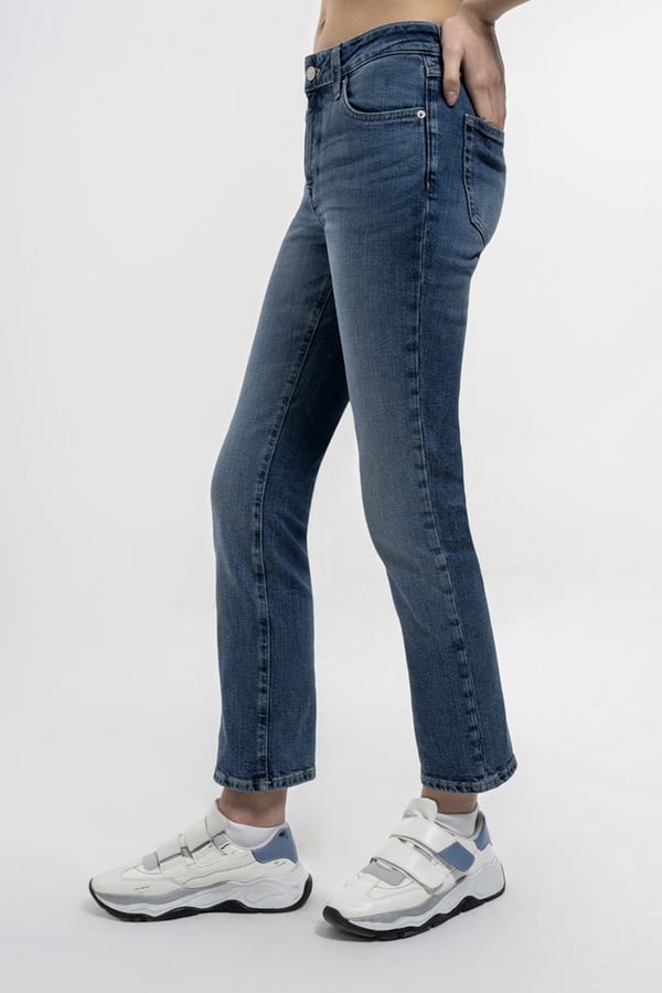 Loft LF 2036263 MOM ARTEMIS WASH W PNT Mavi Kadın Kot Pantolon