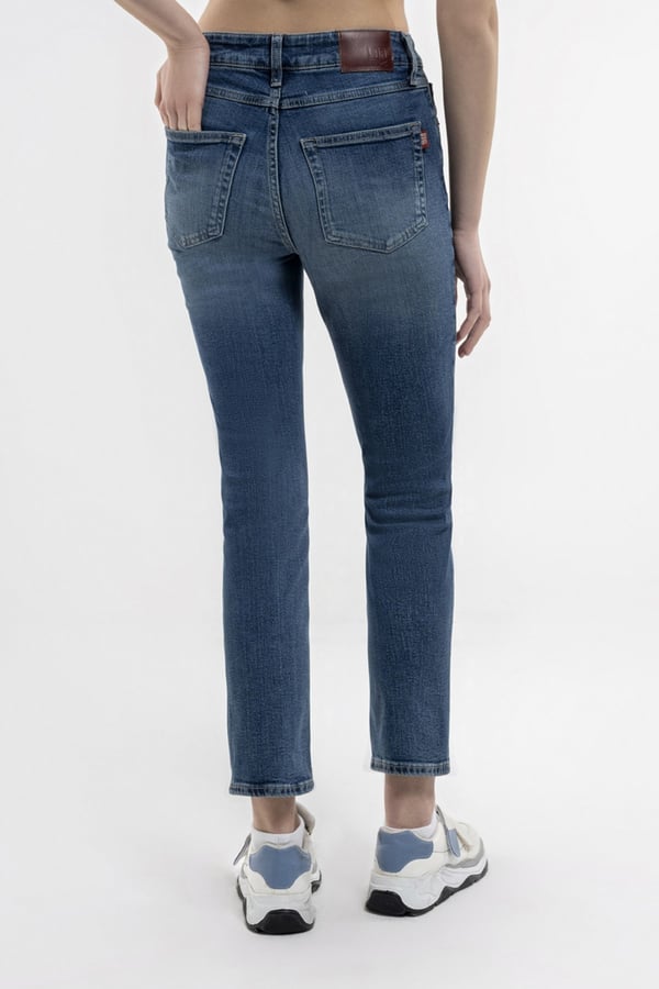 Loft LF 2036263 MOM ARTEMIS WASH W PNT Mavi Kadın Kot Pantolon