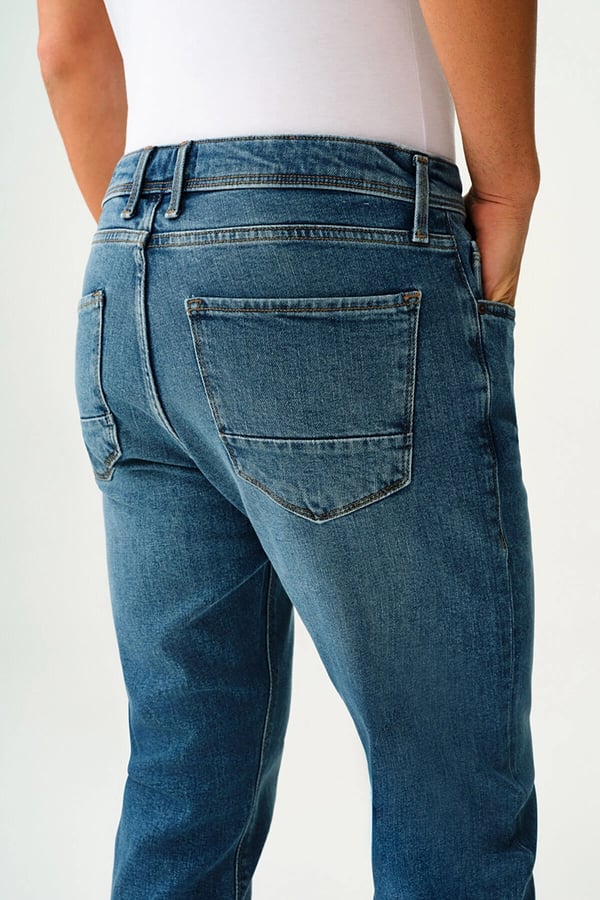 Loft LF 2036543  LUKAS MID WASH M PNT Denim Erkek Kot Pantolon