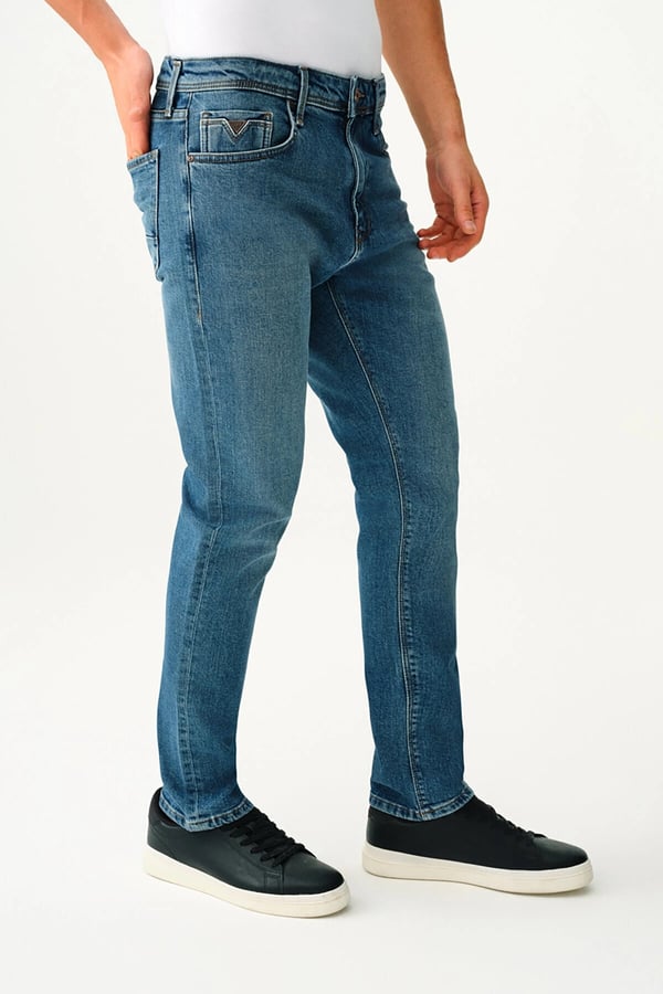 Loft LF 2036543  LUKAS MID WASH M PNT Denim Erkek Kot Pantolon