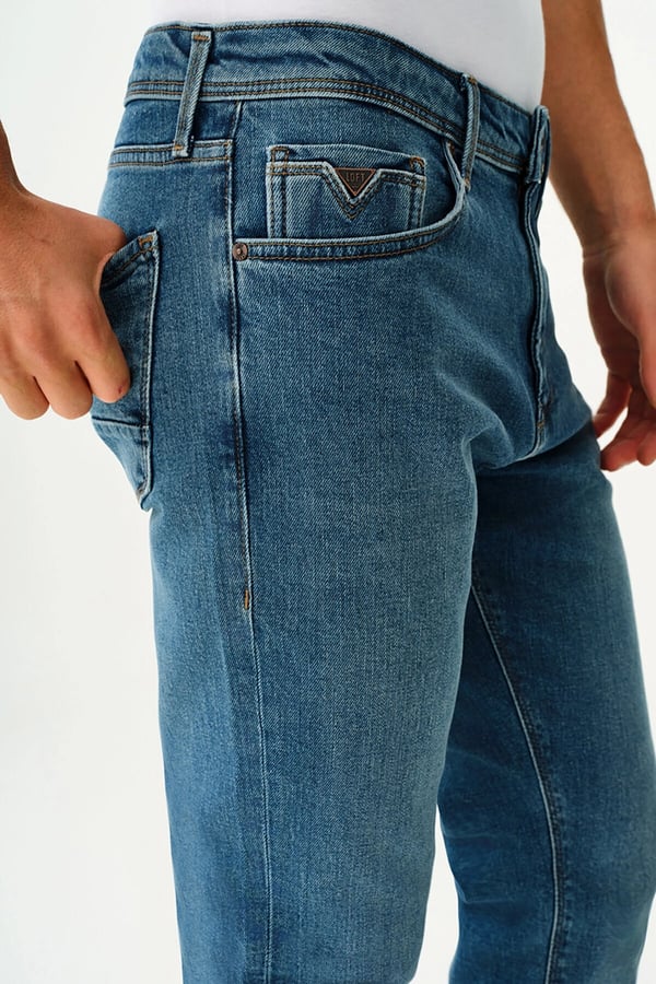 Loft LF 2036543  LUKAS MID WASH M PNT Denim Erkek Kot Pantolon