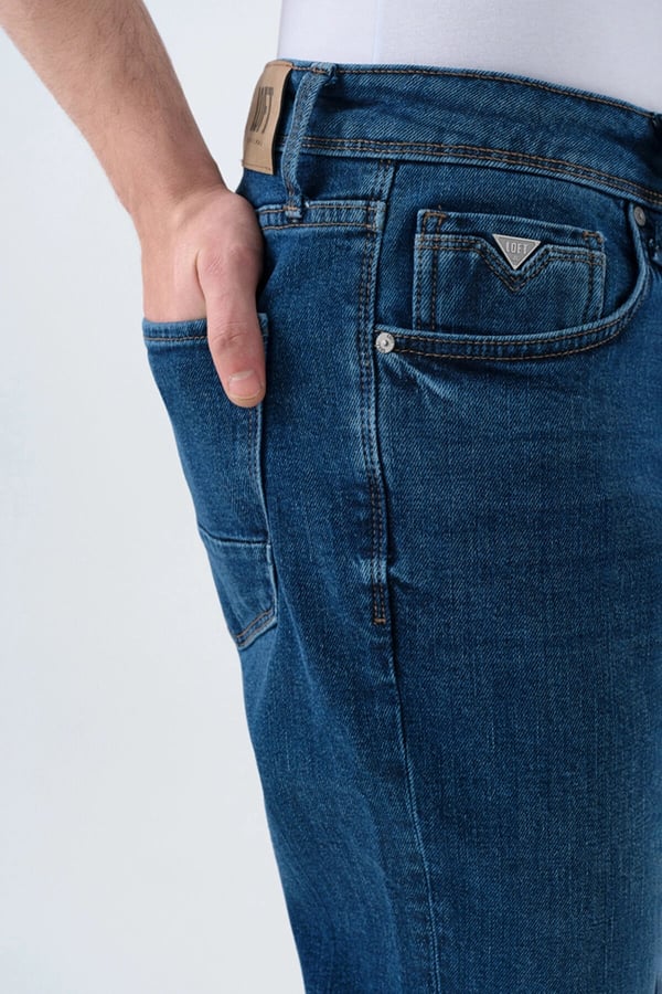 Loft LF 2037013  LUKAS DARK WASH M PNT Denim Erkek Kot Pantolon