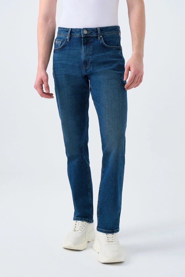 Loft LF 2037013  LUKAS DARK WASH M PNT Denim Erkek Kot Pantolon