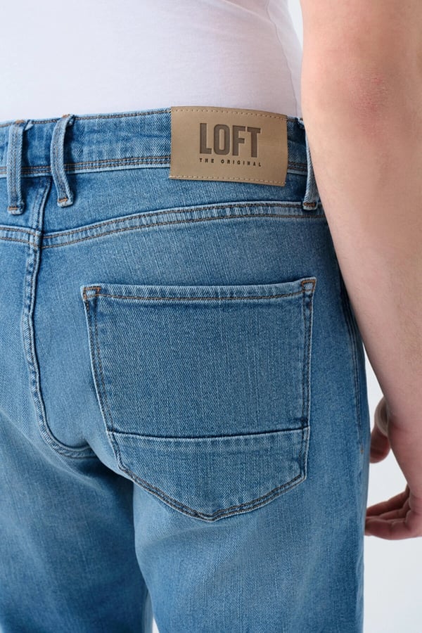 Loft LF 2037015  LUKAS LIGHT WASH M PNT Denim Erkek Kot Pantolon