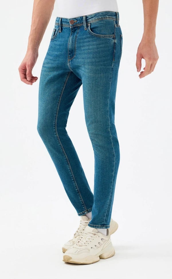 Loft LF 2037019  DANTE DARK GREEN WASH M PNT Yeşil Erkek Kot Pantolon