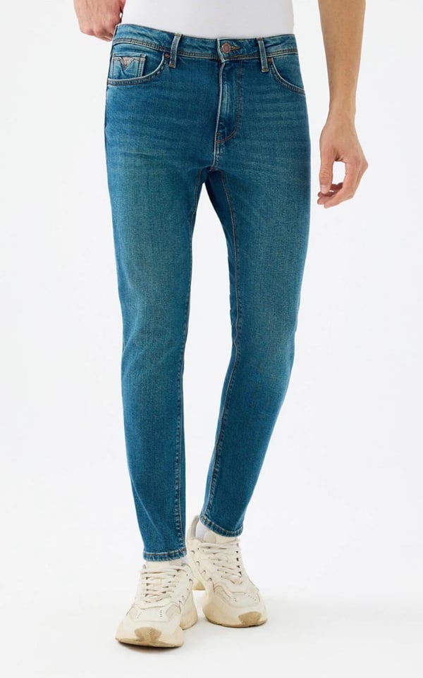 Loft LF 2037019  DANTE DARK GREEN WASH M PNT Yeşil Erkek Kot Pantolon