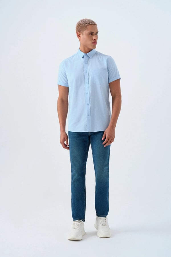 Loft LF 2037020 RICARDO DANTE GREEN WASH M PNT Denim Erkek Kot Pantolon