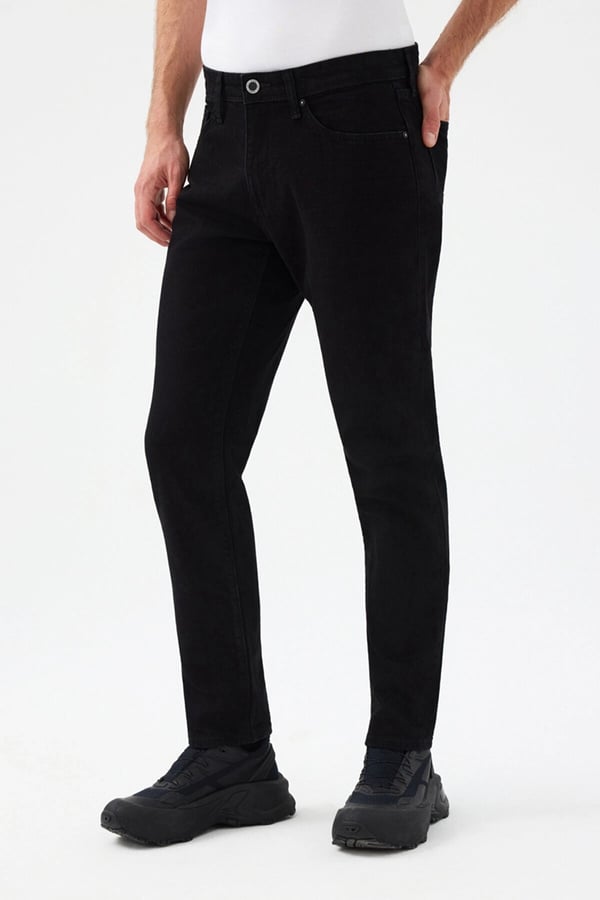 Loft LF 2037029 OSCAR HARVEY BLACK WASH M PNT Siyah Erkek Kot Pantolon