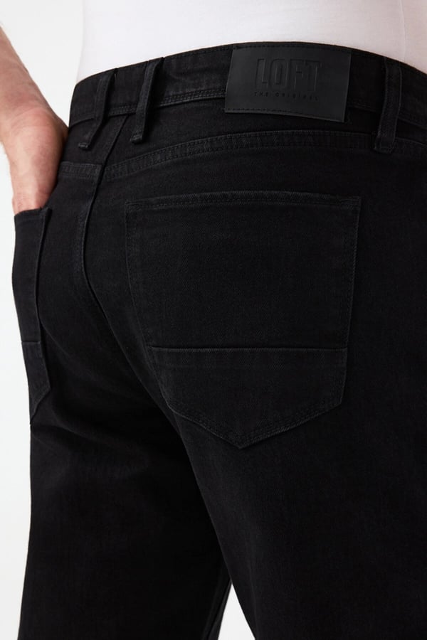 Loft LF 2037029 OSCAR HARVEY BLACK WASH M PNT Siyah Erkek Kot Pantolon