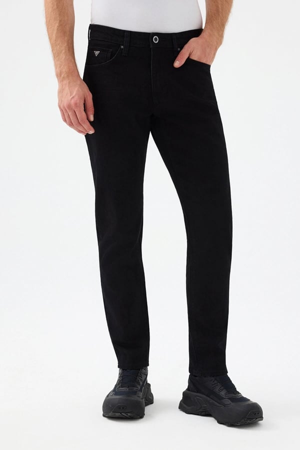 Loft LF 2037029 OSCAR HARVEY BLACK WASH M PNT Siyah Erkek Kot Pantolon