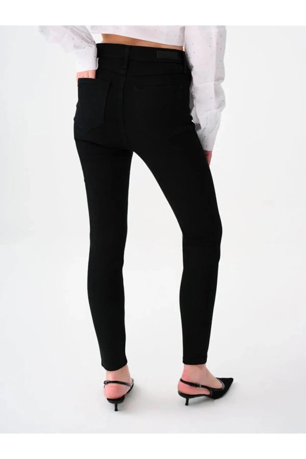 Loft LF 2037054 NATALIE MINAEL BLACK WASH W PNT Siyah Kadın Kot Pantolon