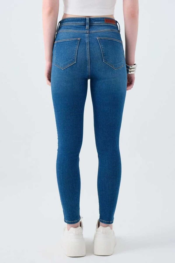 Loft LF 2037057 NATALIE MINAEL MID BLUE WASH W PNT Denim Kadın Kot Pantolon