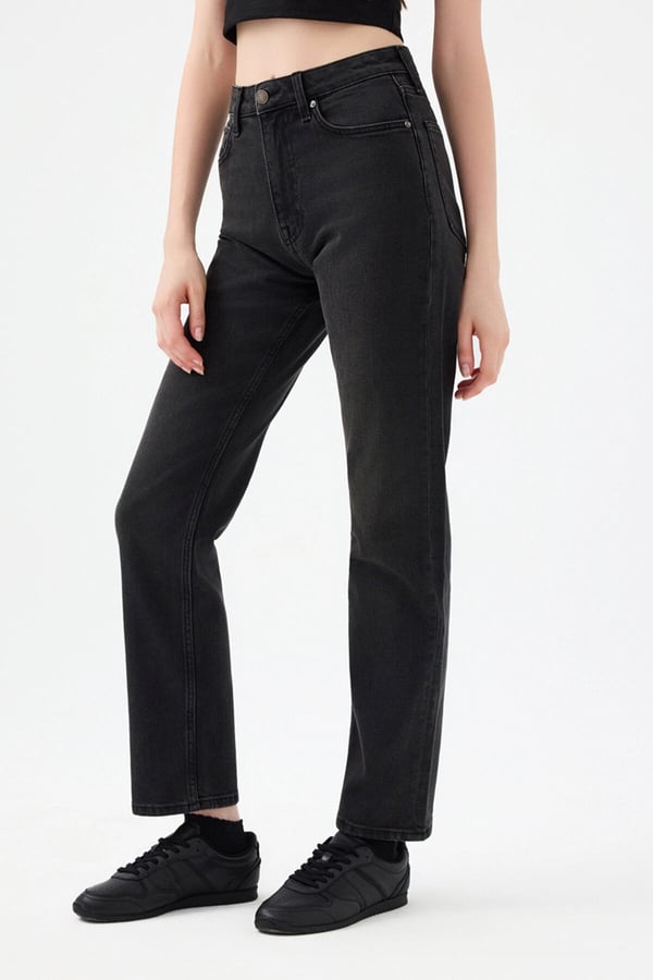 Loft LF 2037062 COMFORT STRAIGHT CARMEN ANTRA WASH W PNT Antrasit Kadın Kot Pantolon