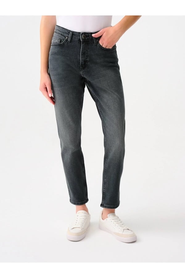 Loft LF 2037085 MOM STELLA ANTRA WASH W PNT Antrasit Kadın Kot Pantolon