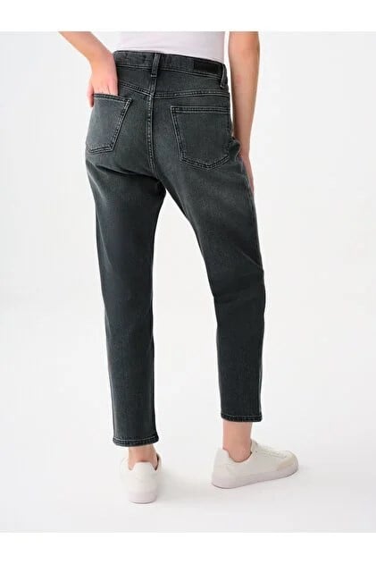 Loft LF 2037085 MOM STELLA ANTRA WASH W PNT Antrasit Kadın Kot Pantolon