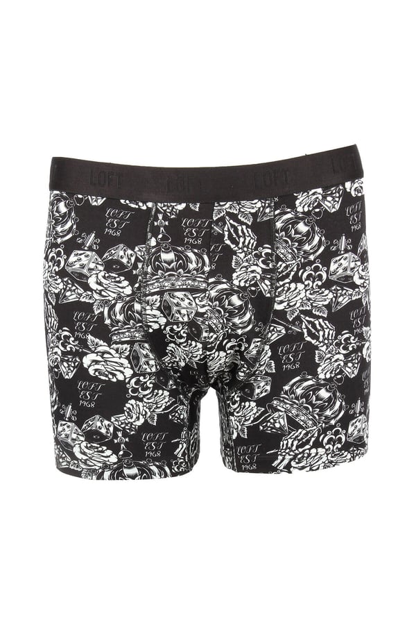 Loft LF 2037461 M UDW Siyah Erkek Boxer