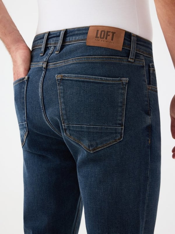 Loft LF 2038394  VINTI WASH M PNT Lacivert Erkek Kot Pantolon