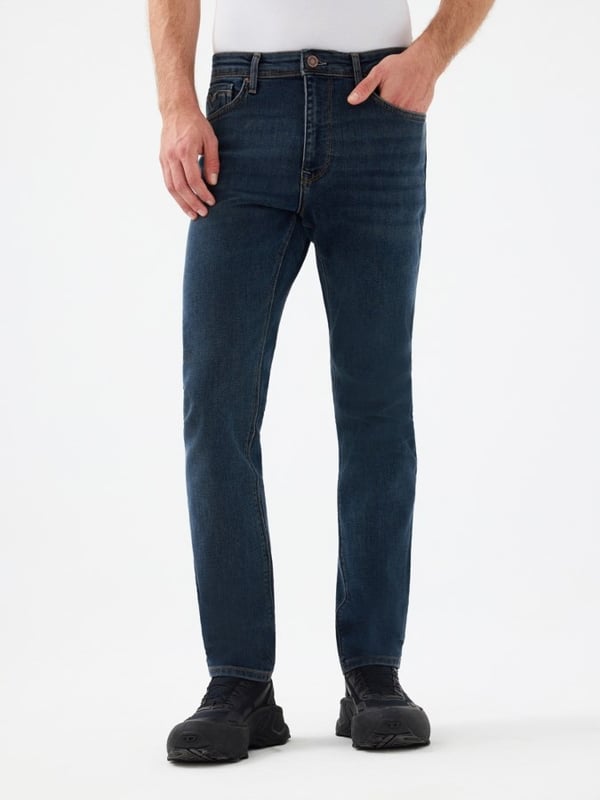 Loft LF 2038394  VINTI WASH M PNT Lacivert Erkek Kot Pantolon