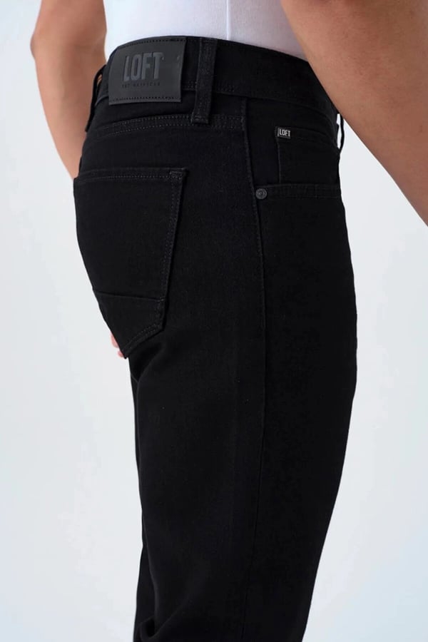 Loft LF 2039435 RICARDO TORINO BLACK WASH M PNT Siyah Erkek Kot Pantolon