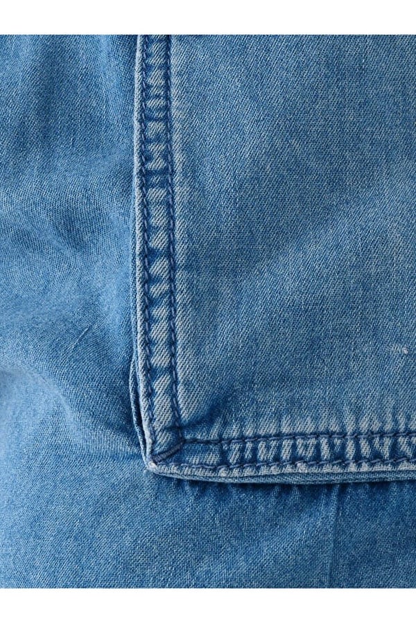 Loft LF 2039849  GOSSAMER MID WASH W SRT Mavi Kadın Şort