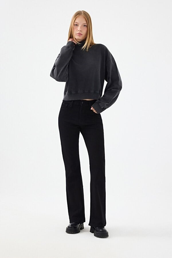 Loft LF 2041028 W SWS Antrasit Kadın Sweatshirt