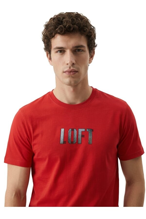 Loft LF 2042338 M TSS Kırmızı Erkek T-Shirt