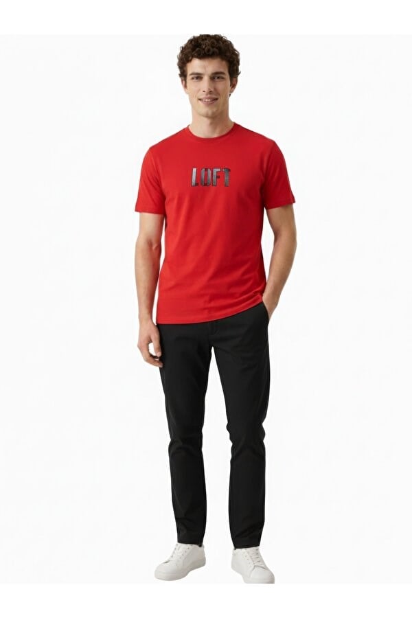 Loft LF 2042338 M TSS Kırmızı Erkek T-Shirt