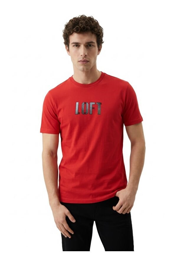 Loft LF 2042338 M TSS Kırmızı Erkek T-Shirt